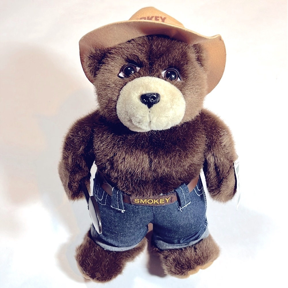 🔥 NWT Smokey Bear Official Licensed Fire Prevention Stuffed Toy Doll 1994 50th